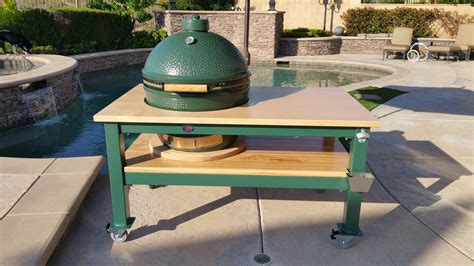 tables for green egg grills